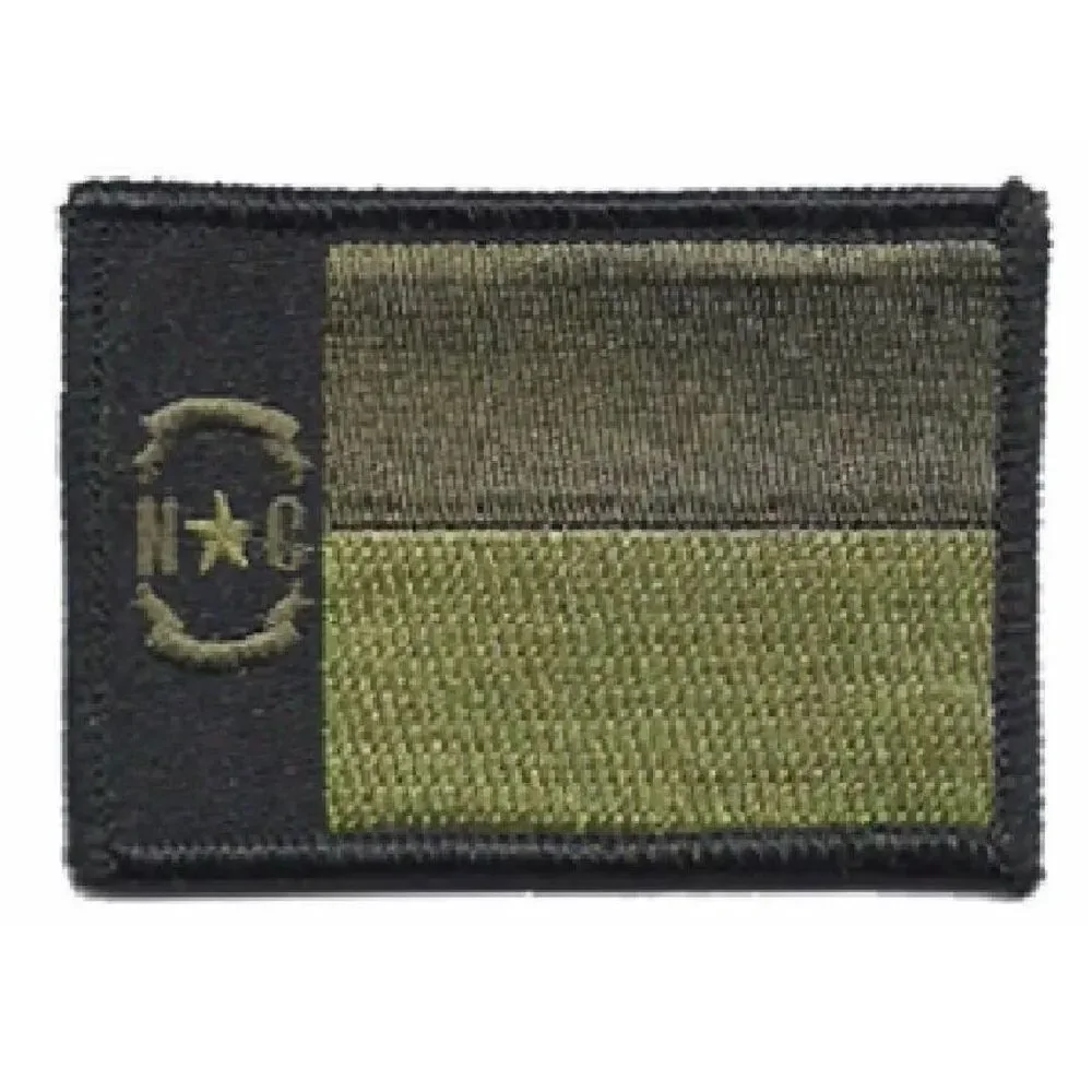 BuckUp Tactical Morale Patch Hook North Carolina Raleigh State Patches 3x2